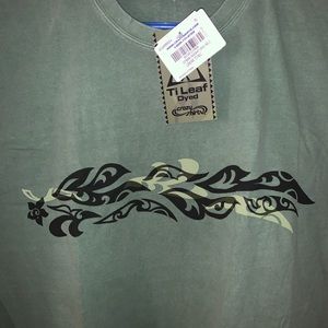 Crazy Shirts Hawaii Linear Ti Leaves Dyed XL Shirt